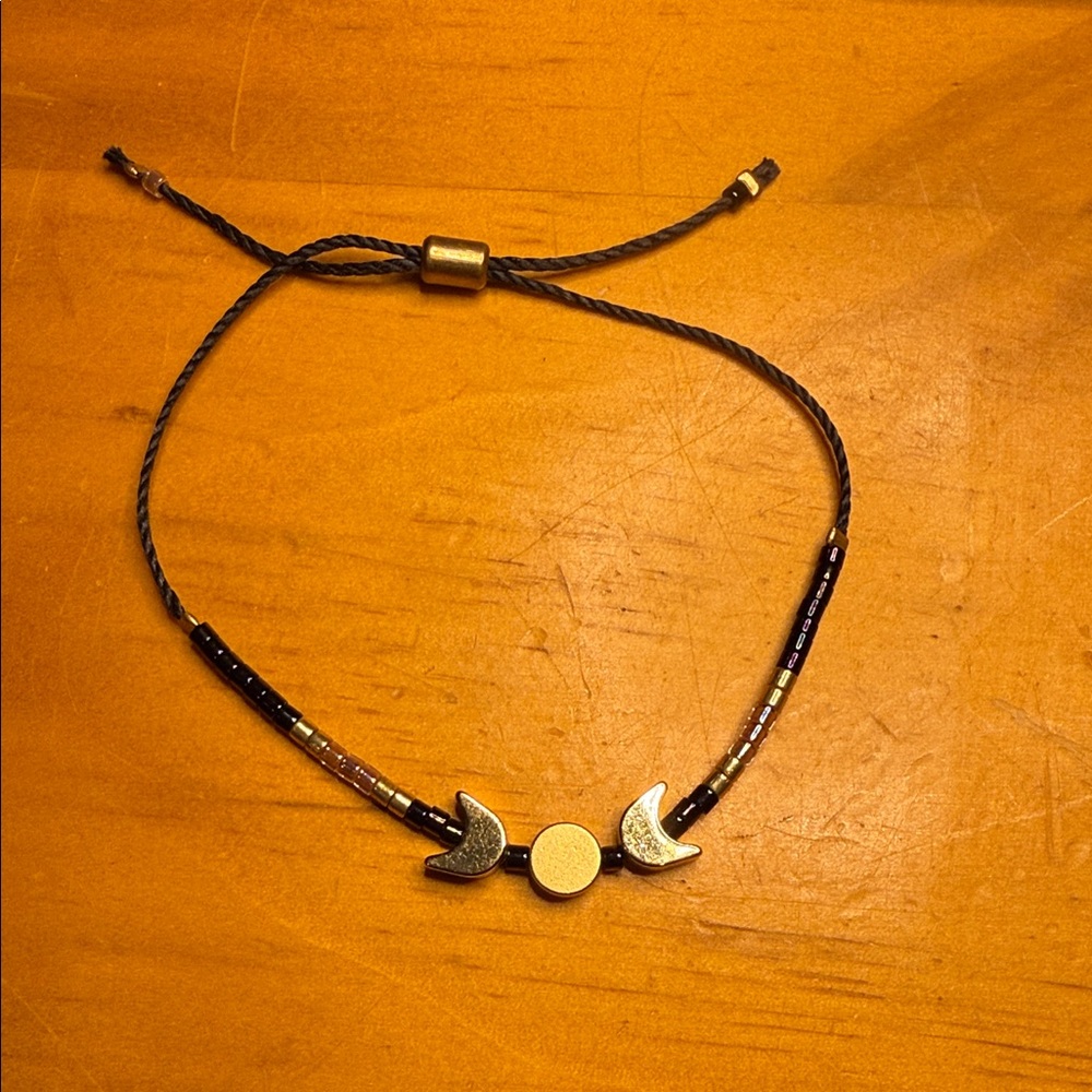 Cast of Stones: Triple Moon Bracelet- Deep Purple
